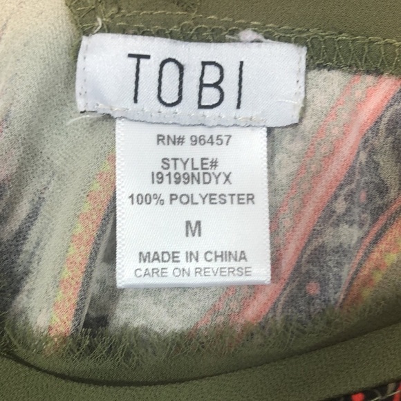 Tobi Boho Double V-Neck Tank Top Medium - Picture 6 of 9